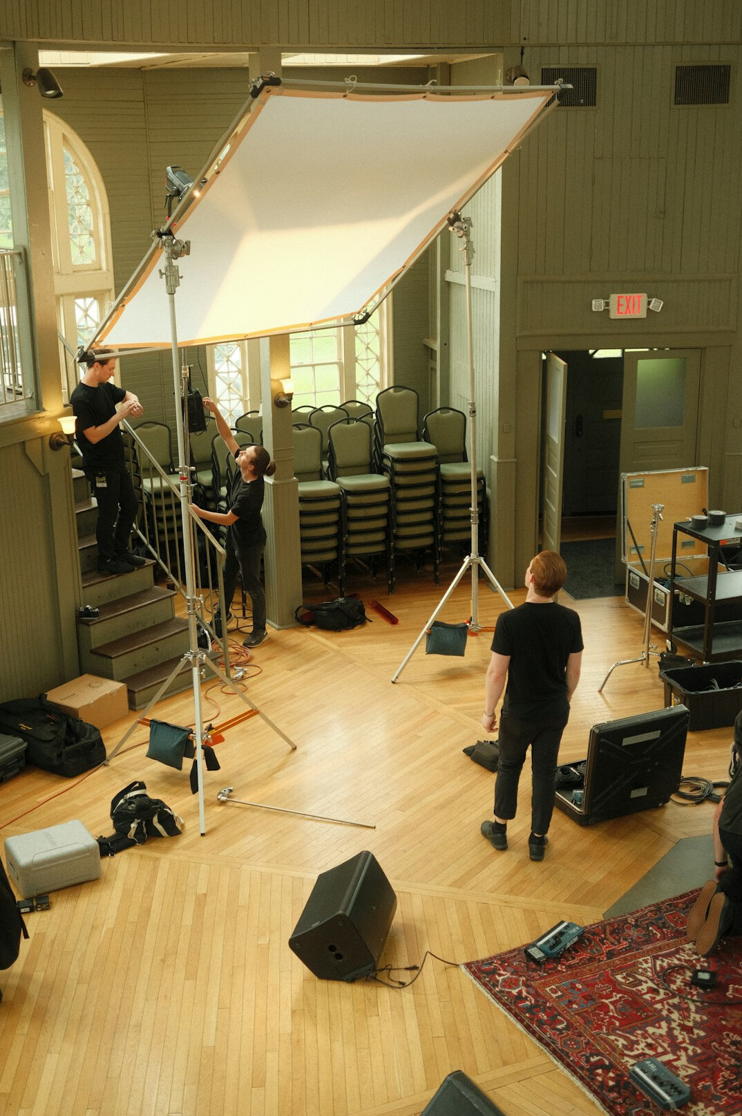 modern tv studio setup