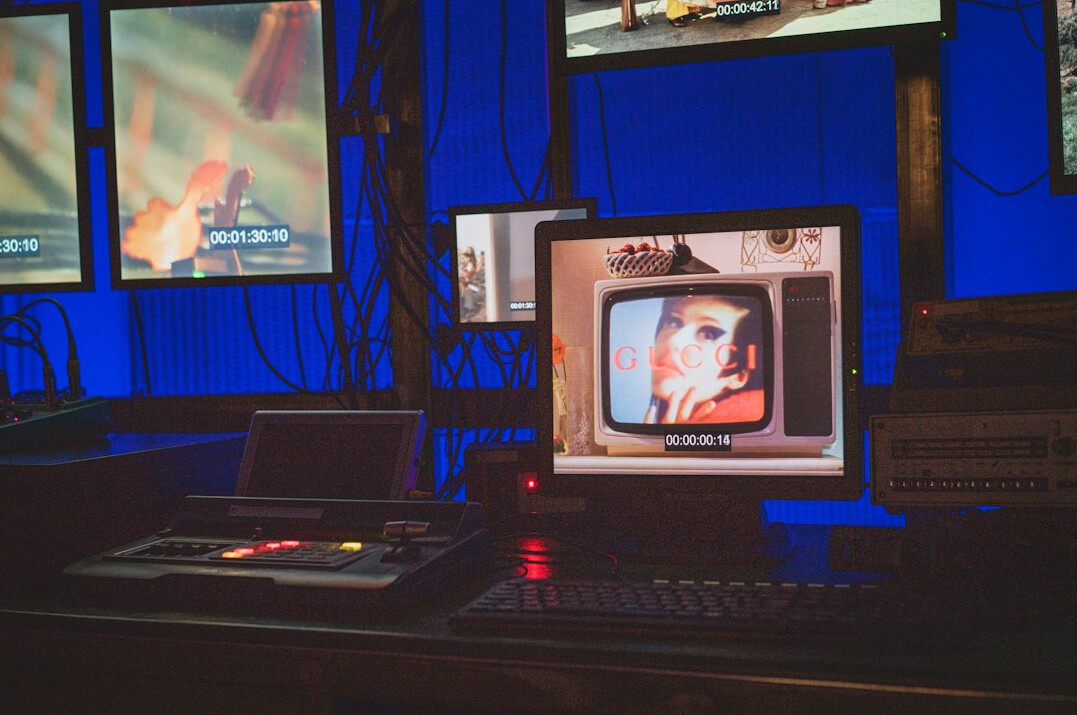 old television studio setup