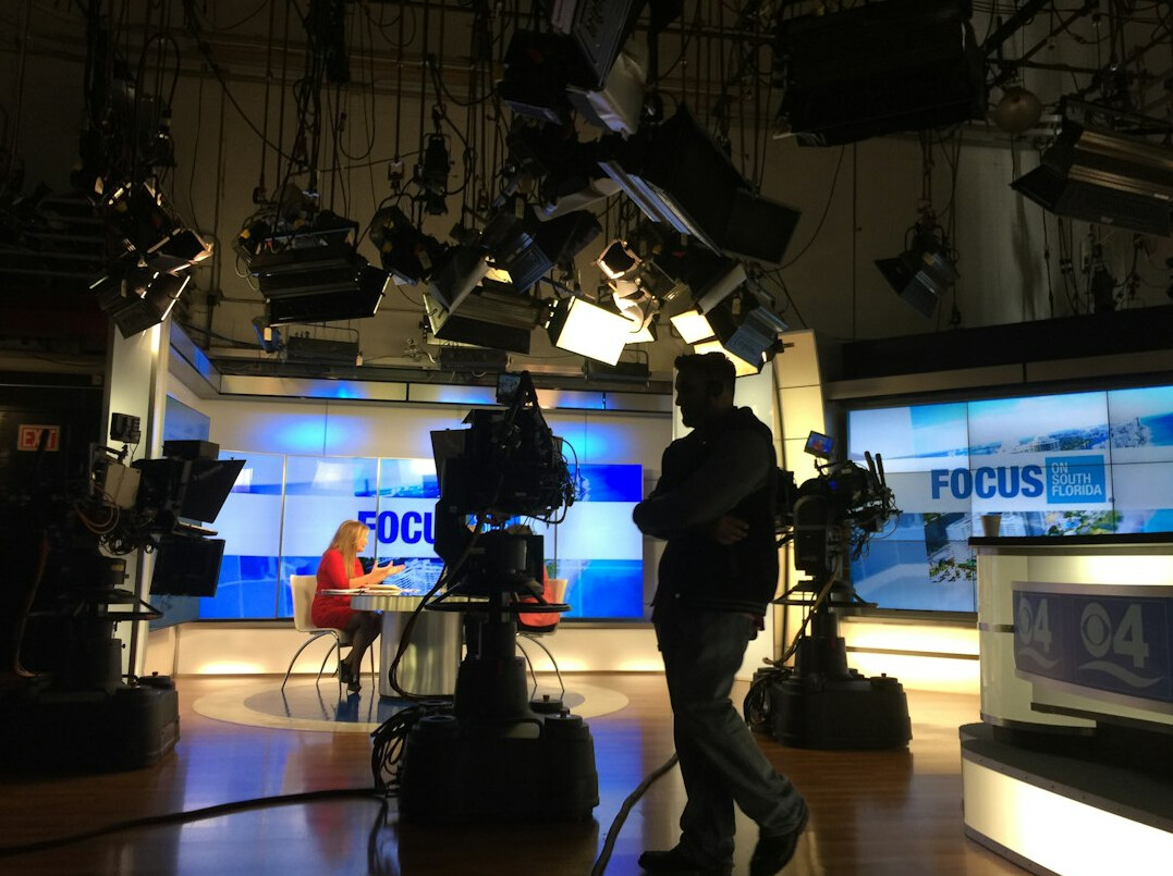 modern tv studio setup